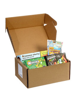 Набор для опытов Новогодний бокс, 4 набора для опытов, 1 сюрприз