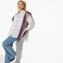 Рубашка с воланом из сетки Любопытный взгляд - Charutti фото 10