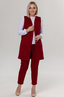 Жилет эко-замша 4241/02/Пыльно-голубой - Rise фото 16