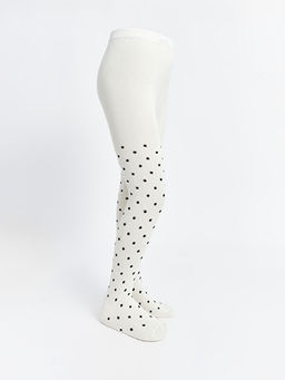 Puantiyeli K?z ?ocuk K?lotlu ?orap