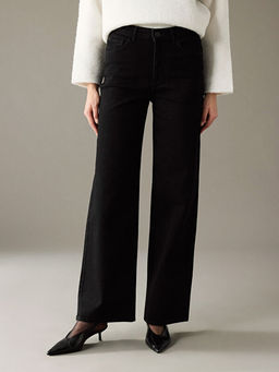 Wideleg Kad?n Jean Pantolon