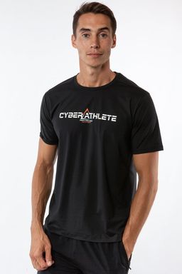 Футболка Синтетика Чёрный