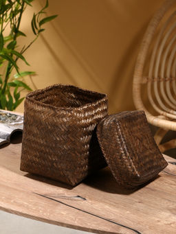 Корзинка плетёная «Рино», 15×15×18 см