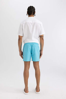 Короткие шорты для плавания на сетчатой подкладке - Defacto фото 6