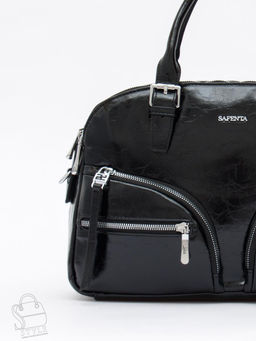 Сумка женская  5610L black Velina Fabbiano-Safenta  в Новосибирске