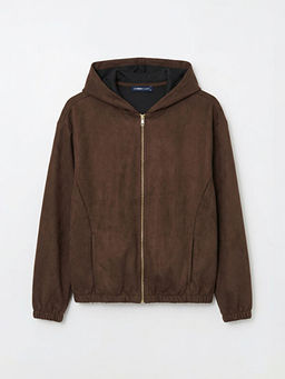 Kap??onlu Kad?n Fermuarl? Sweatshirt