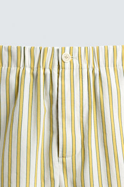 EMBROIDERED STRIPED SHORTS - Zara фото 9