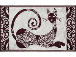 Полотенце махровое 6с104.411ж1 Анжелина (шоколад) 67х40см