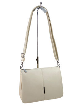 Женская сумка из искусственной кожи, цвет молочный