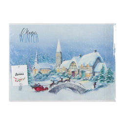 Салфетка новогодняя на стол Доляна Magic winter, 40х29см  фото 4