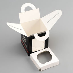 Цена за 5 шт. Коробка для 1 капкейка 23 Февраля, 9.2?9.2?11.1 см