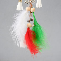 Ловец снов амулет Рождественский олень, с бубенцами, 9?23 см