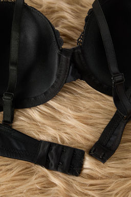 TRENDYOLMILLA Siyah Dantelli Ip Ask?l? Kapl? T-Shirt Bra Orme Sutyen THMSS25SU00007  фото 7