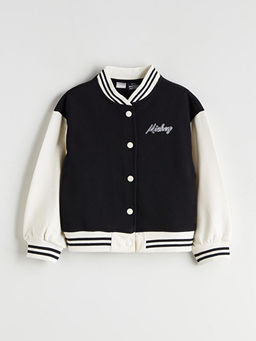 Mickey Mouse Bask?l? K?z ?ocuk Kolej Ceket