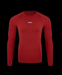 Футболка компрессионная с длинным рукавом JOGEL CAMP PerFormDRY Baselayer LS Tee, гранатовый  фото 2