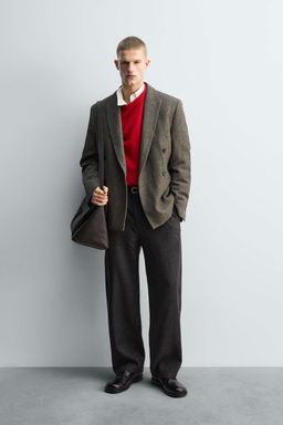 100% WOOL PLEATED TROUSERS LIMITED EDITION