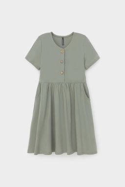 КР 5876/зеленый чай к565 платье для дев