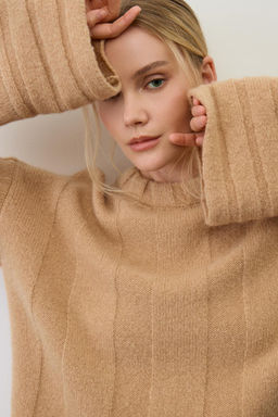 ЕВ 30264/ш/бежевый джемпер жен