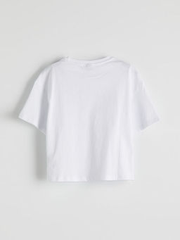 Bisiklet Yaka K?z ?ocuk Ti??rt