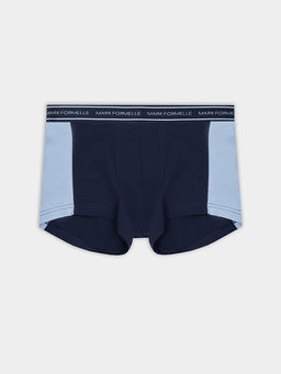 Цена за 2 штуки! Трусы боксеры мужские синие