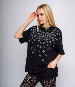 Футболка #КТ2-11, чёрный