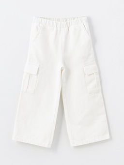 Beli Lastikli K?z ?ocuk Jogger Pantolon