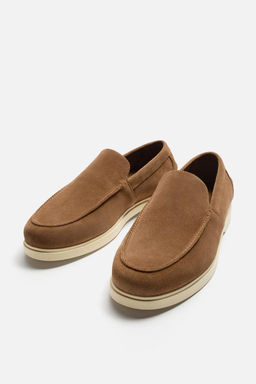 CASUAL LEATHER LOAFERS - Zara фото 2