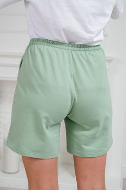 Шорты женские из футера Таиланд ментол - Амадэль фото 9