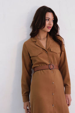 Платье-рубашка с английским воротником - Martichelli фото 210