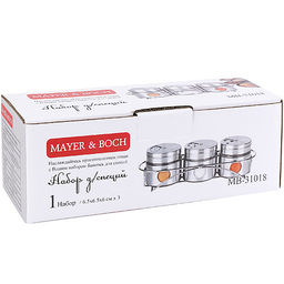 31018 Набор специй и приправ 4 предмета 120мл (16 специи внутри) MB (х24) - Mayer&boch фото 3