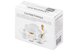 Салфетница 12,5*5*10 см Кристалл на дер. подставке - Elan gallery фото 14