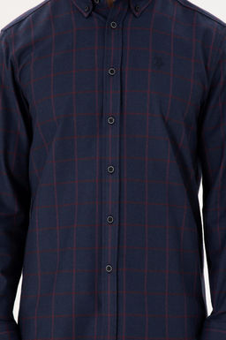 Мужская темно-синяя рубашка с длинным рукавом Неожиданная скидка в корзине - U.s. polo assn фото 6