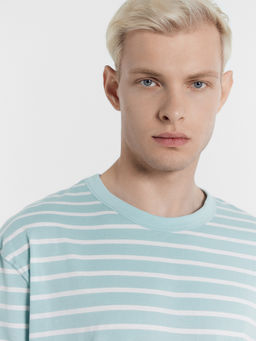 Футболка мужская Mark Formelle 111785 в полоску комбинированная  фото 5