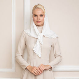 Косынка Лебедушка - Мастерская ПОКРОВ фото 4