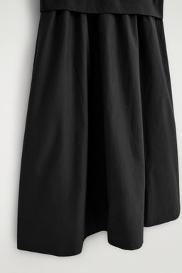 VESTIDO MIDI EN CONTRASTE CON CUELLO BARCO - H&m фото 3
