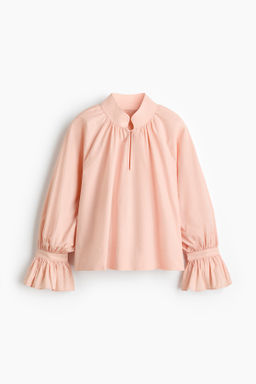Blusa en popelina de algod?n