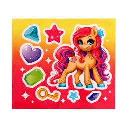 Игрушка Милый пони с наклейками, МИКС - Happy valley фото 9