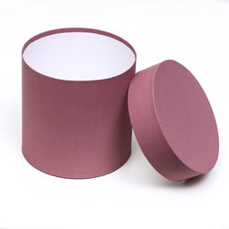 Набор шляпных подарочных коробок 5 в 1« Кофейный» , 23×23 - 14×14 см