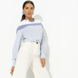 Свитшот комбинированный Всплеск эмоций (blue)