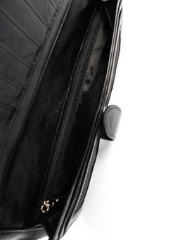 LACCOMA клатч V165-5-38-черный натуральная кожа
