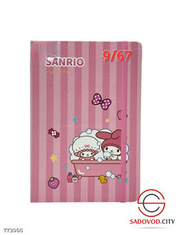 Блокнот на резинке со стикерами