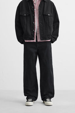 WASHED CARPENTER TROUSERS - Zara фото 11