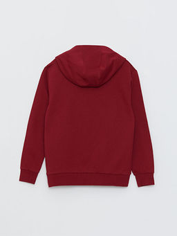 Kap??onlu Basic Uzun Kollu Erkek ?ocuk Sweatshirt - Waikiki фото 2