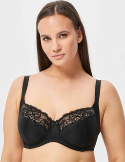 Бюстгальтер Milavitsa 104960 черный с нюдом