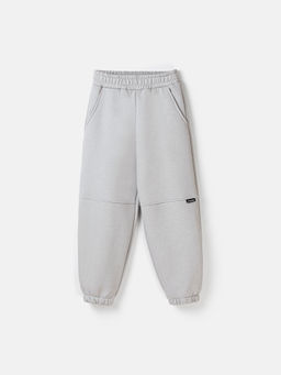 Джоггеры оверсайз Пепел с карманами утепленные 7+ - Bungly фото 2