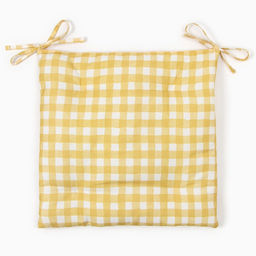 Цена за 2 шт. Подушка на стул «Этель» Sunbeam, 42×42 см, жёлтая
