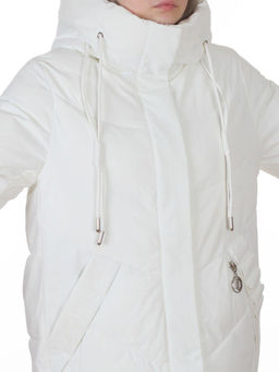YR-6612 WHITE Куртка зимняя женская (150 гр. холлофайбер)