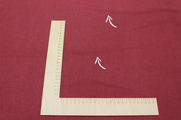 Конопля с хлопком-диагональ цв.Винтажно-бордовый, СОРТ2, ш.1.4м, конопля-80%, хлопок-20%, 246гр/м.кв - Купава фото 5