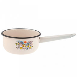 "Греческая кухня" Ковш эмалированная 1,5л, бисквит (Россия)