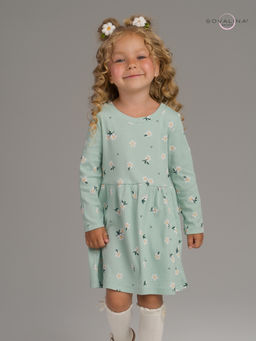 Платье Элла мятный букетик